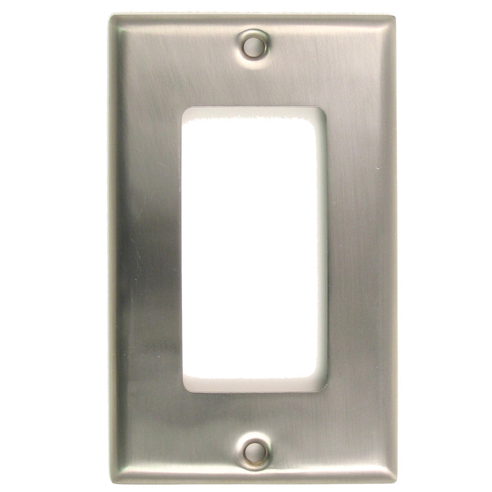 Rusticware 784SN: Single Rocker Switchplate - Satin Nickel