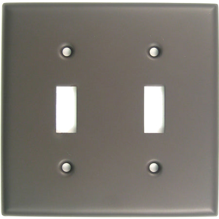 Rusticware 785ORB: Double Switch Switchplate - Oil Rubbed Bronze