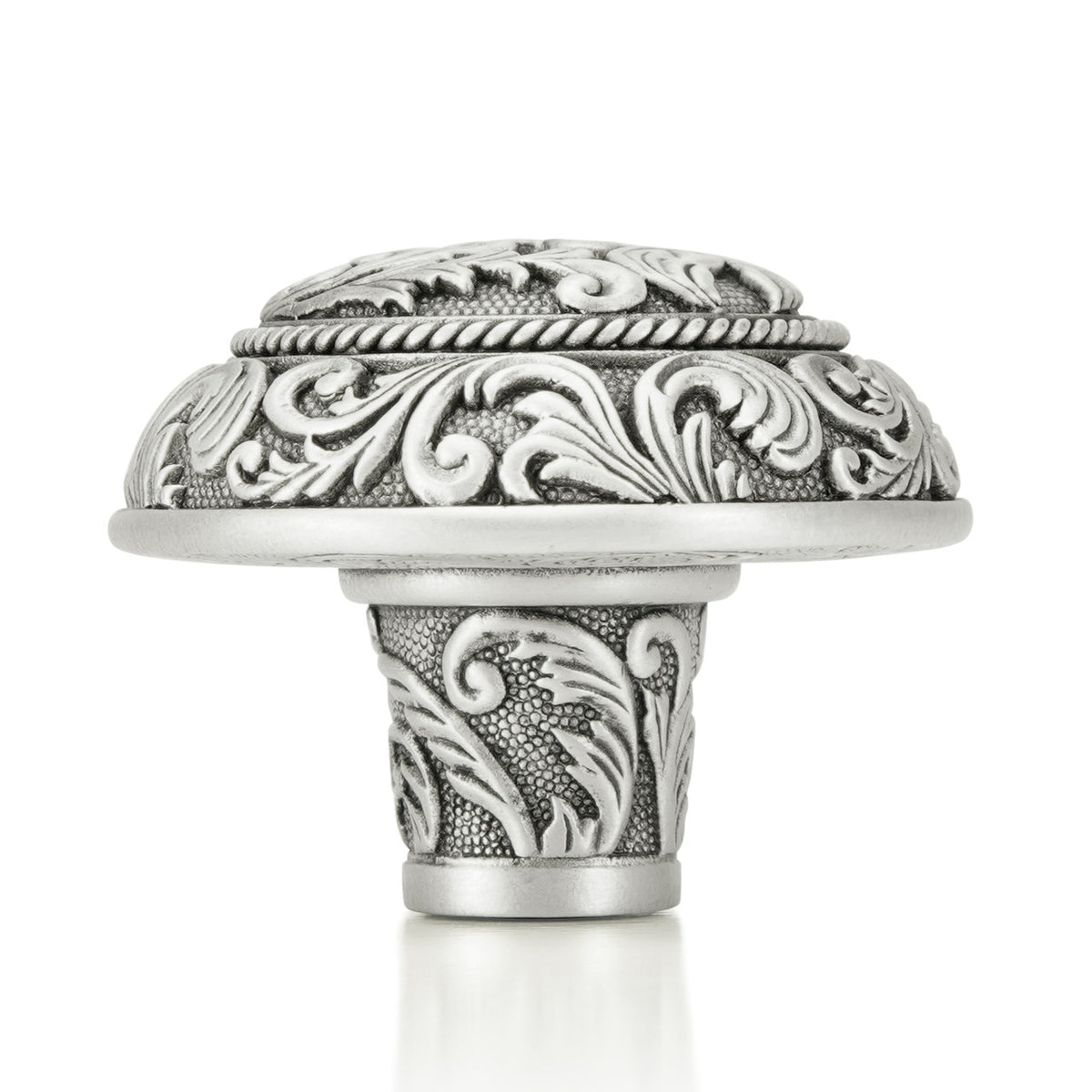 Edgar Bererbi 7909MS: 1-9/16" Glendale Cabinet Knob - Matte Sterling Silver
