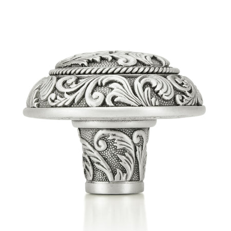 Edgar Bererbi 7909MS: 1-9/16" Glendale Cabinet Knob - Matte Sterling Silver