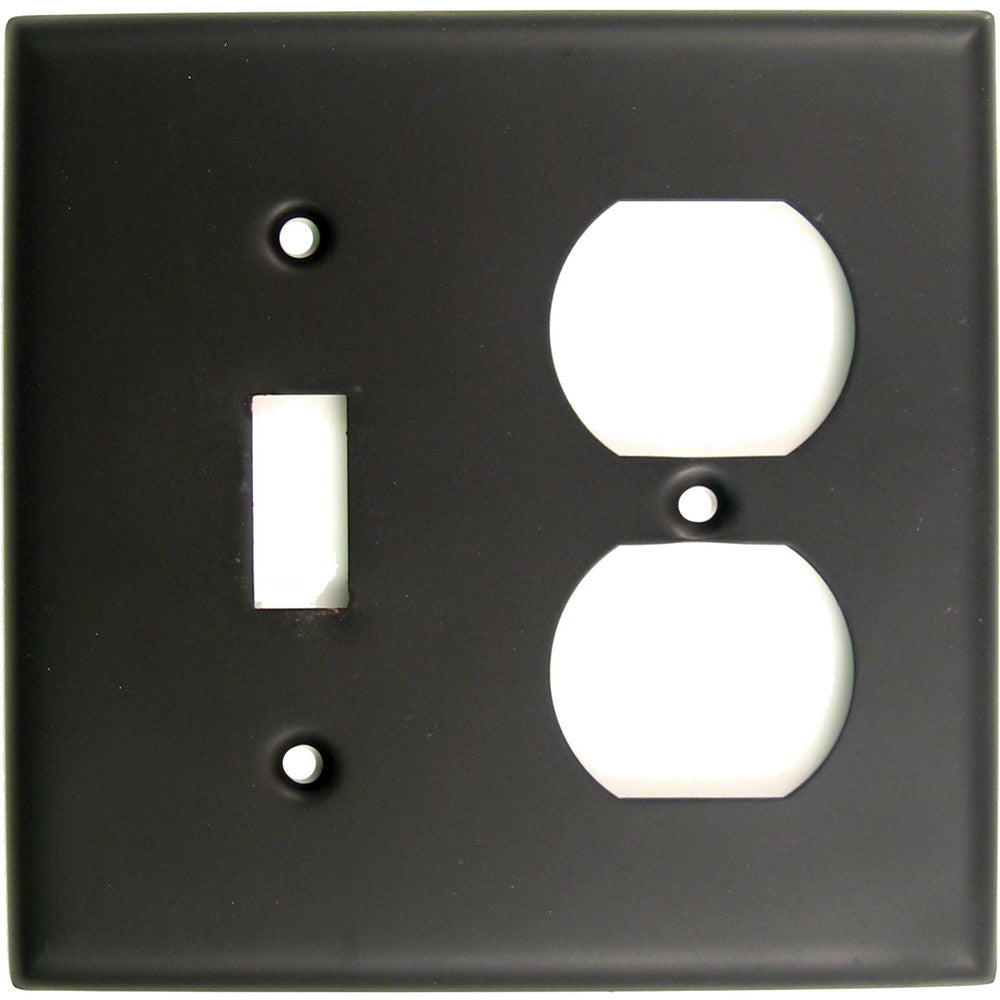 Rusticware 791ORB: Double Switch/Receptacle Switchplate - Oil Rubbed Bronze