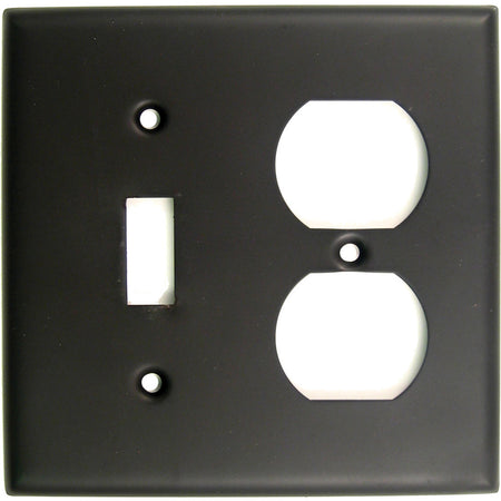 Rusticware 791ORB: Double Switch/Receptacle Switchplate - Oil Rubbed Bronze