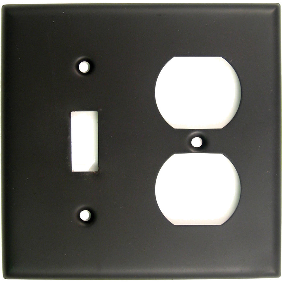 Rusticware 791ORB: Double Switch/Receptacle Switchplate - Oil Rubbed Bronze