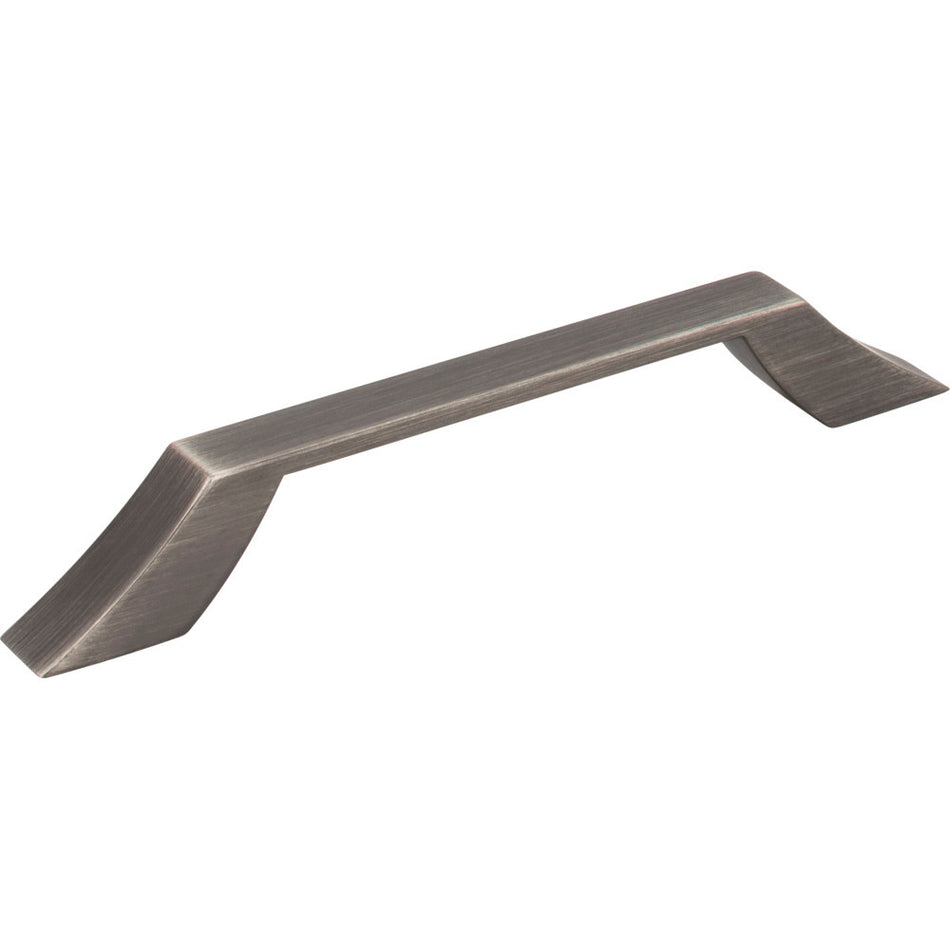 Jeffrey Alexander 798-128BNBDL: 128mm cc Royce Handle Cabinet Pull - Brushed Pewter