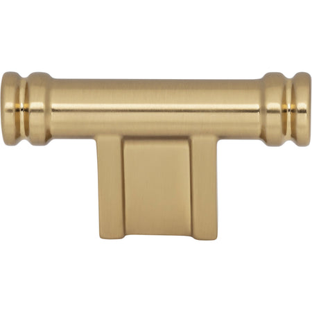 Top Knobs TK3380HB: 2-1/4" Newburn T-Bar Cabinet Knob - Honey Bronze