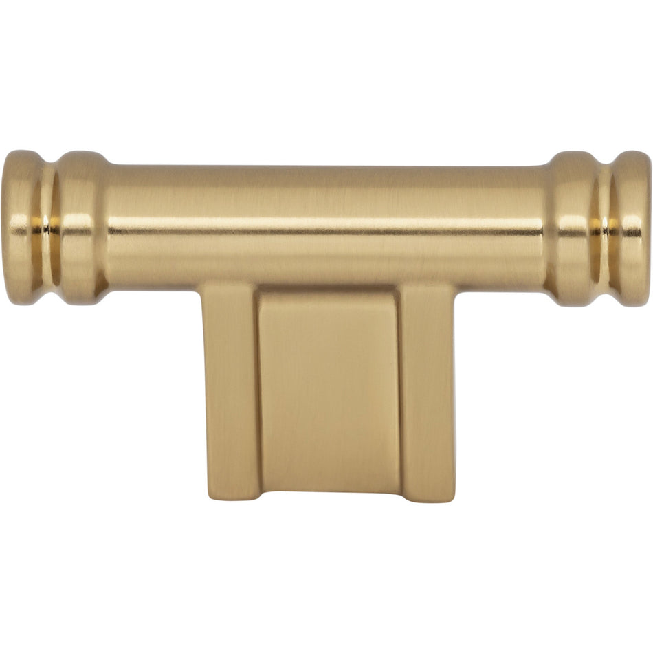 Top Knobs TK3380HB: 2-1/4" Newburn T-Bar Cabinet Knob - Honey Bronze