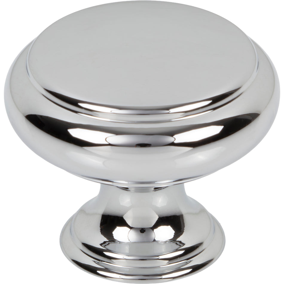 Top Knobs TK3430PC: 1-1/4"  Bayridge Cabinet Knob - Polished Chrome