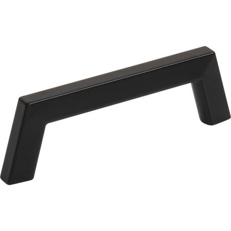Jeffrey Alexander 566-96MB: 96mm cc Ivan Bar Cabinet Pull - Matte Black