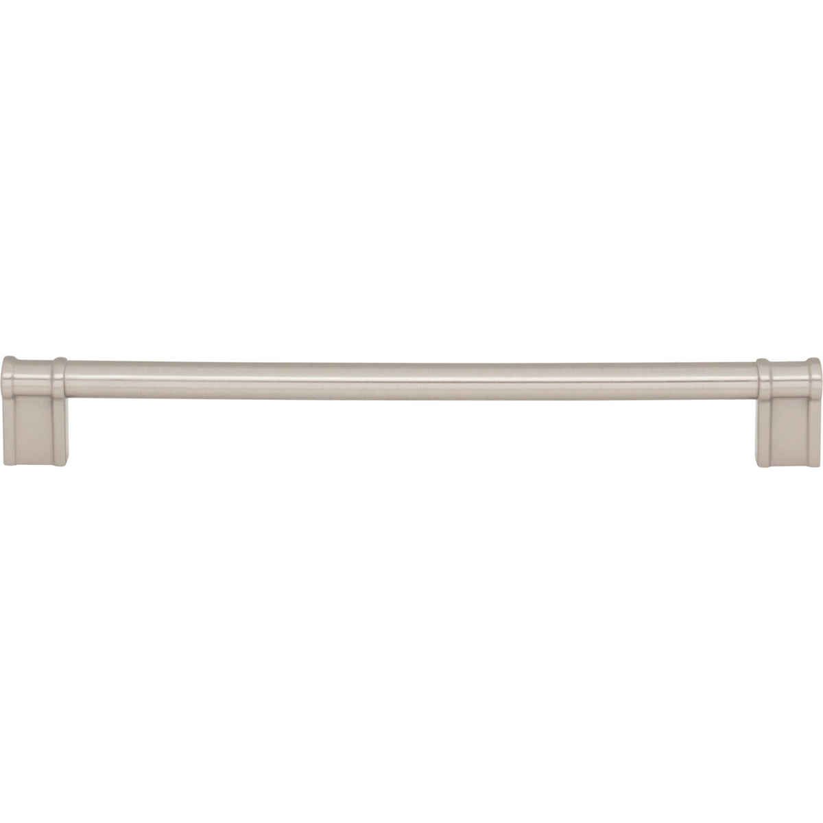 Top Knobs TK3386BSN: 8-13/16" Newburn D-Handle Cabinet Pull - Brushed Satin Nickel