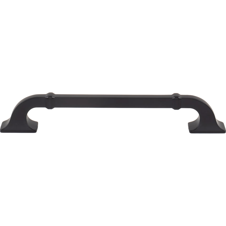 Top Knobs TK3313BLK: 6-5/16" cc Califon Cabinet Pull - Flat Black
