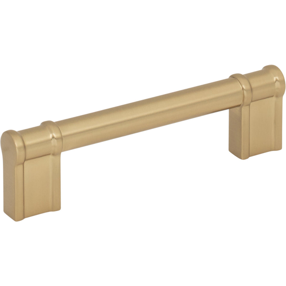 Top Knobs TK3382HB: 3-3/4" Newburn D-Handle Cabinet Pull - Honey Bronze