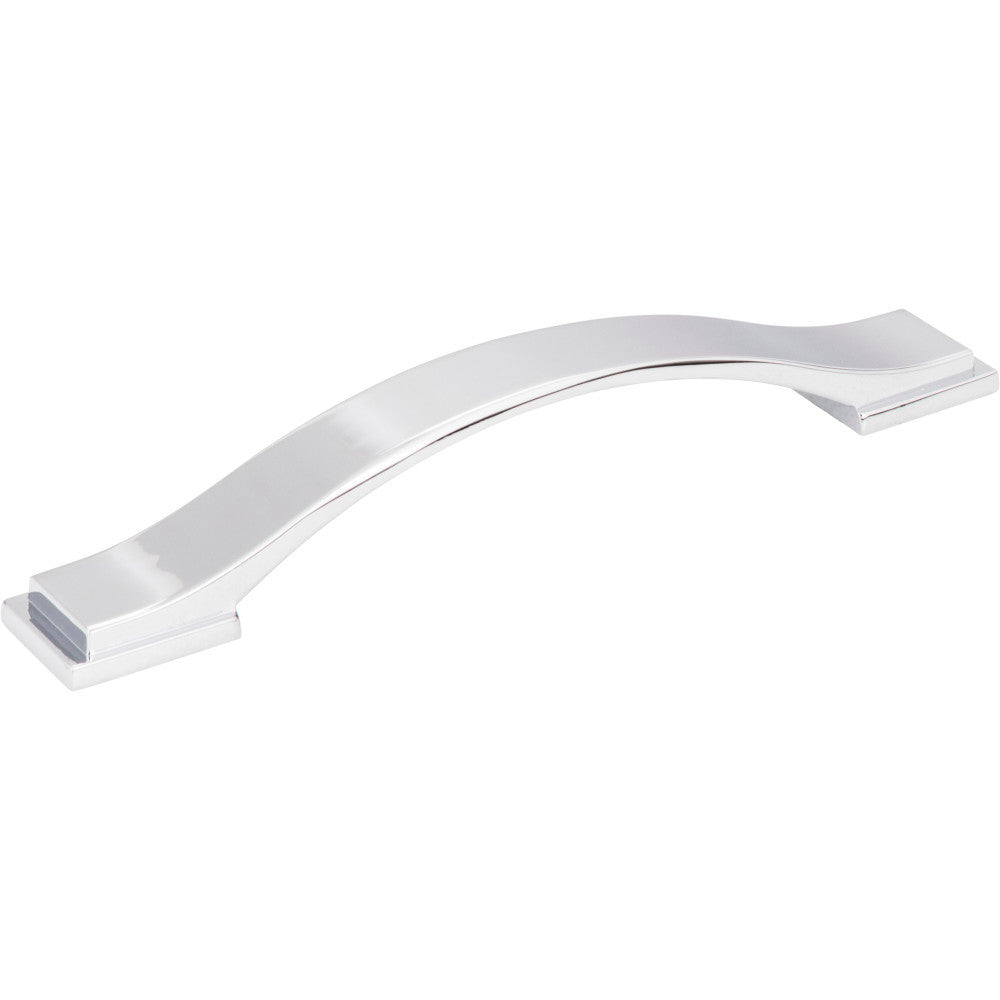Jeffrey Alexander 80152-128PC: 128mm cc Mirada Arch Cabinet Pull - Polished Chrome