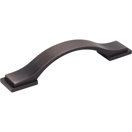 Jeffrey Alexander 80152-96DBAC: 96mm cc Mirada Arch Cabinet Pull - Brushed Oil Rubbed Bronze