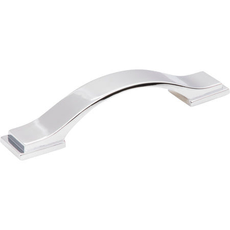 Jeffrey Alexander 80152-96PC: 96mm cc Mirada Arch Cabinet Pull - Polished Chrome