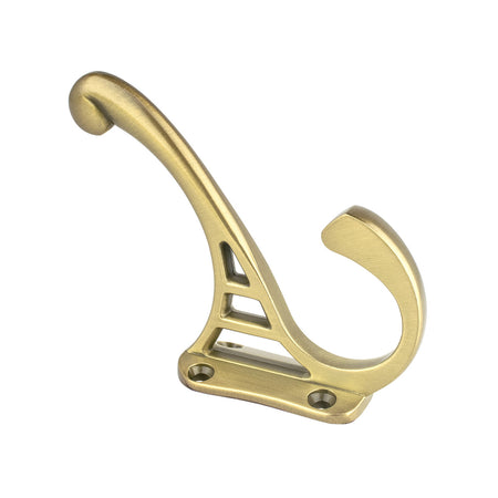 Berenson 8018-MDB: 4" Prelude Double Coat Hook - Modern Brushed Gold