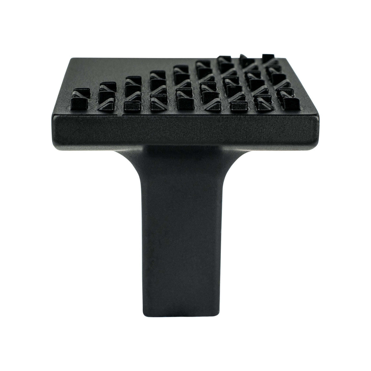 Berenson 8090-1055: 1-3/16" Roque Square Cabinet Knob - Matte Black