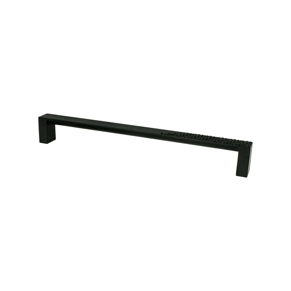 Berenson 8094-1055: 224mm cc Roque Cabinet Pull - Matte Black