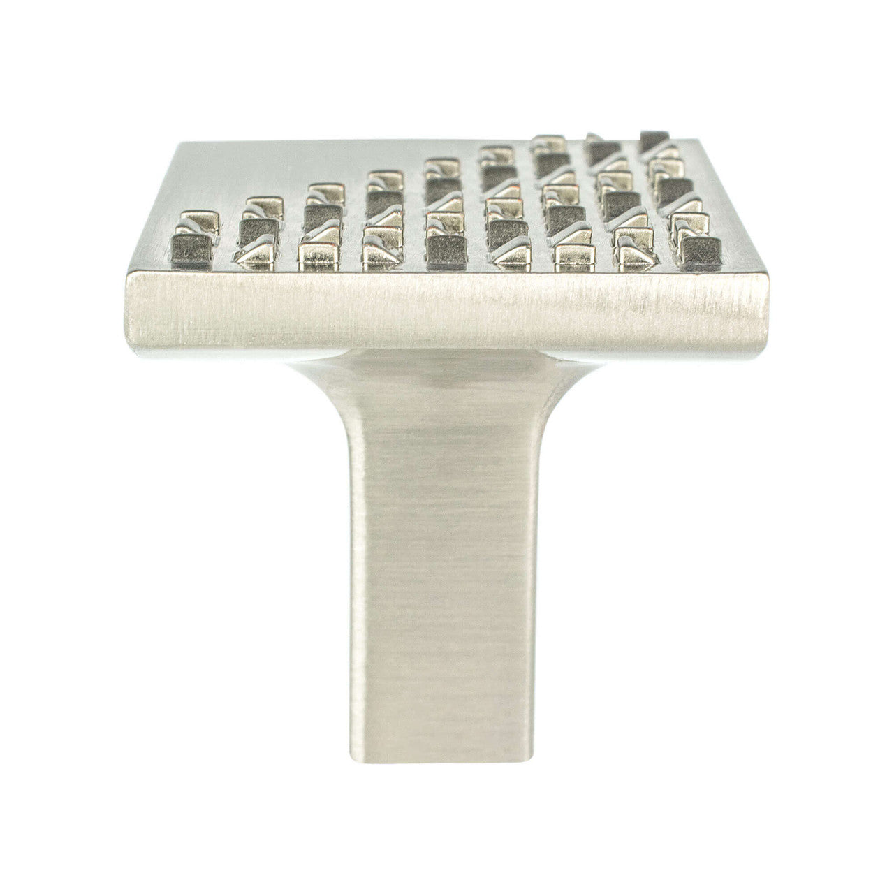 Berenson 8096-1BPN: 1-3/16" Roque Square Cabinet Knob - Brushed Nickel