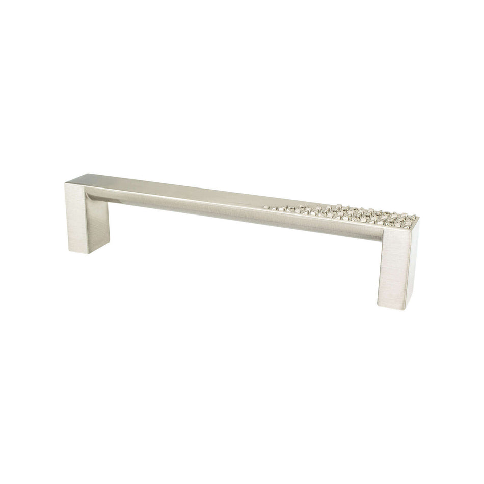 Berenson 8098-1BPN: 128mm cc Roque Cabinet Pull - Brushed Nickel