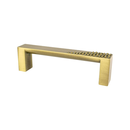 Berenson 8103-1MDB: 96mm cc Roque Cabinet Pull - Modern Brushed Gold