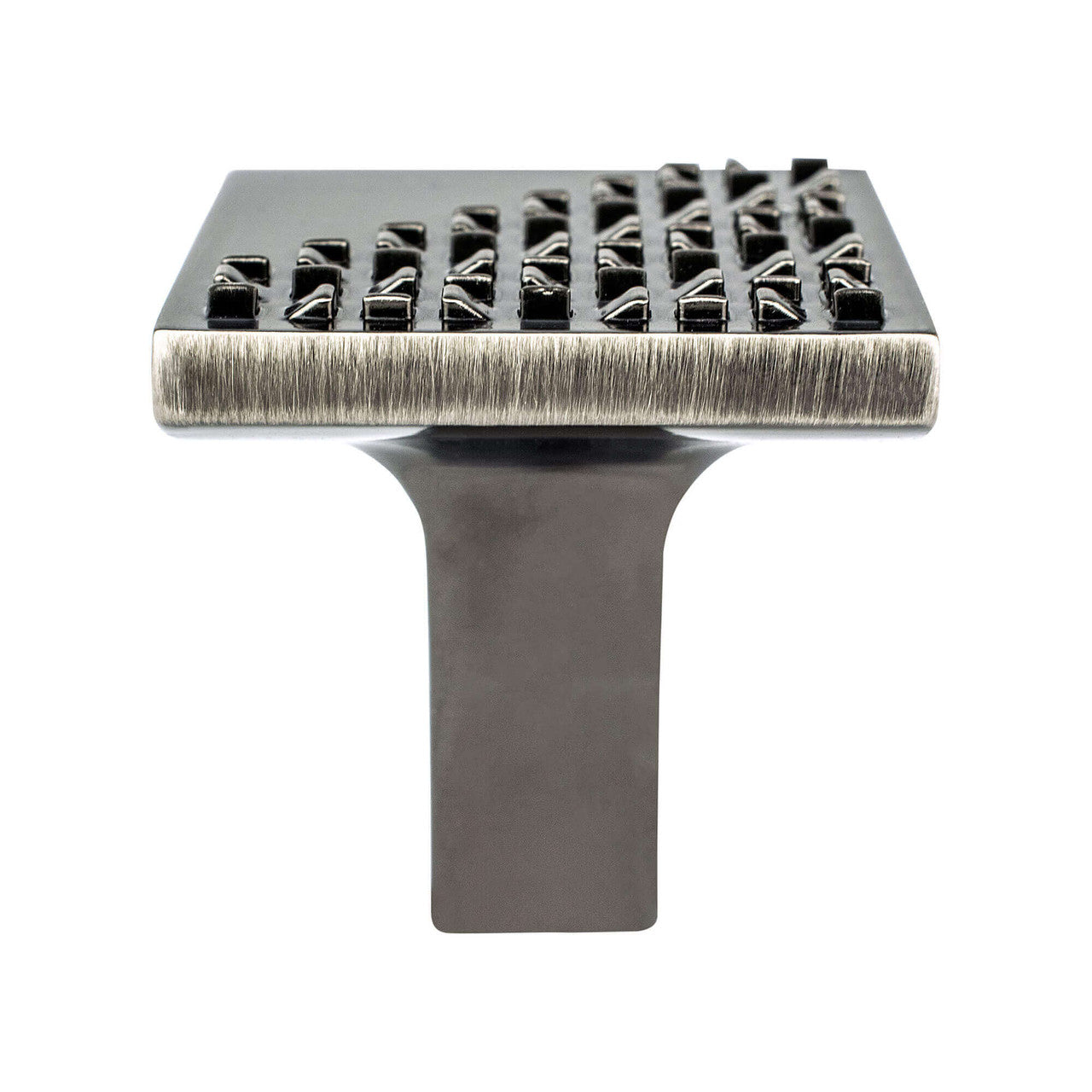 Berenson 8108-1VTN: 1-3/16" Roque Square Cabinet Knob - Vintage Nickel