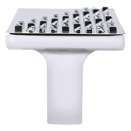 Berenson 8114-1026: 1-3/16" Roque Square Cabinet Knob - Polished Chrome