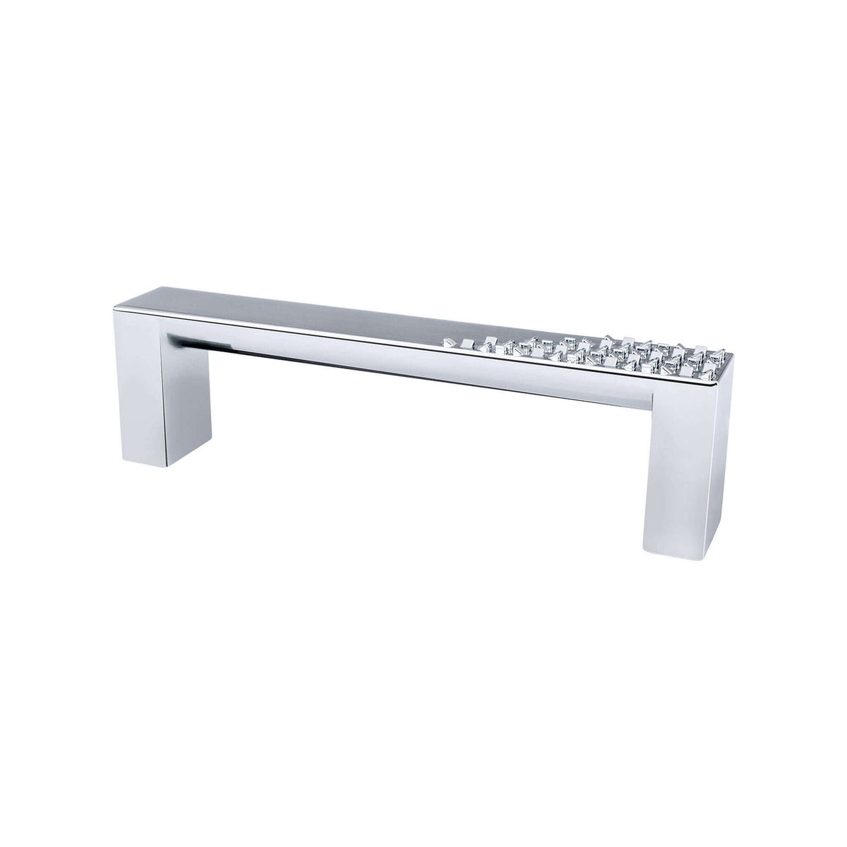 Berenson 8115-1026: 96mm cc Roque Cabinet Pull - Polished Chrome