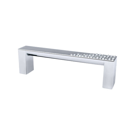 Berenson 8115-1026: 96mm cc Roque Cabinet Pull - Polished Chrome