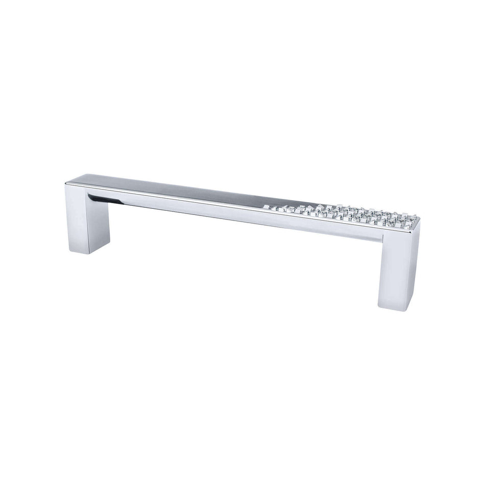 Berenson 8116-1026: 128mm cc Roque Cabinet Pull - Polished Chrome