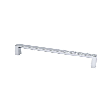 Berenson 8118-1026: 224mm cc Roque Cabinet Pull - Polished Chrome