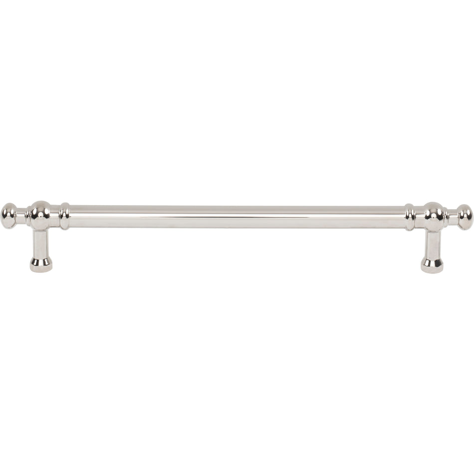 Top Knobs TK3304PN: 7-9/16" cc Wetherby Cabinet Pull - Polished Nickel