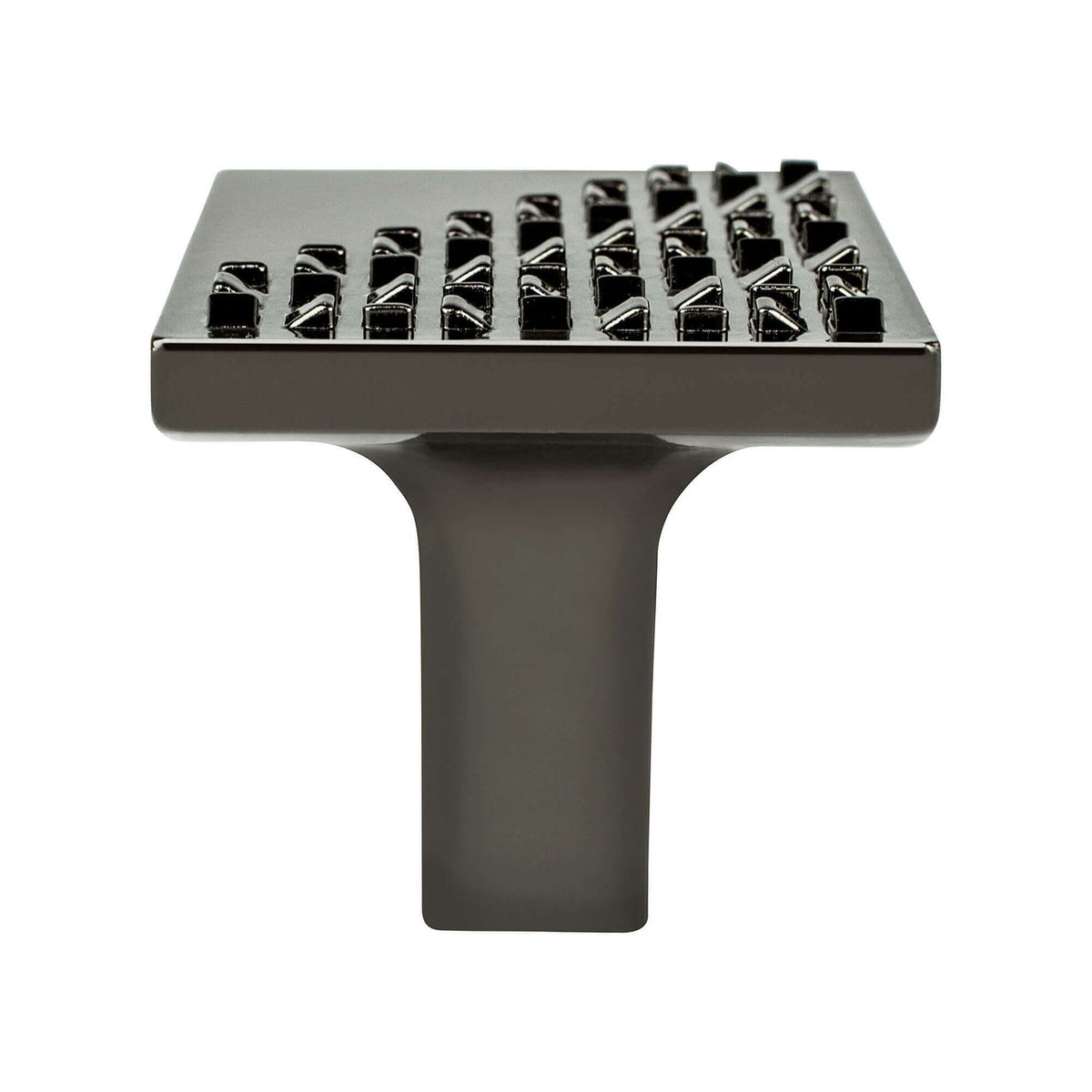 Berenson 8120-1098: 1-3/16" Roque Square Cabinet Knob - Black Nickel