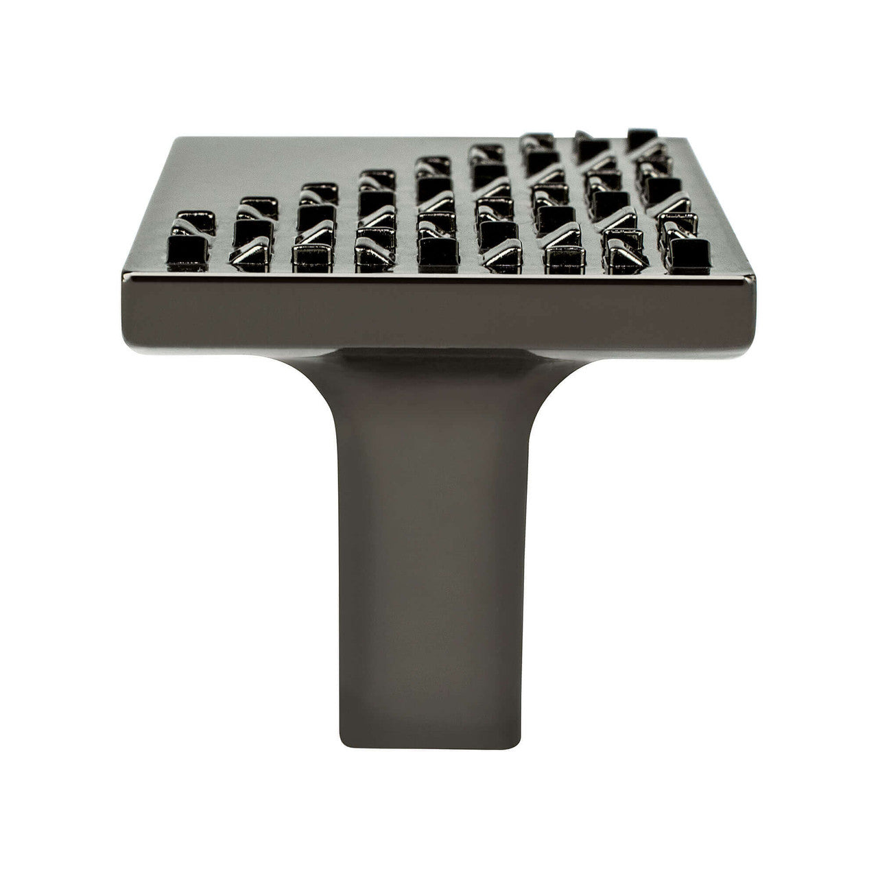 Berenson 8120-1098: 1-3/16" Roque Square Cabinet Knob - Black Nickel