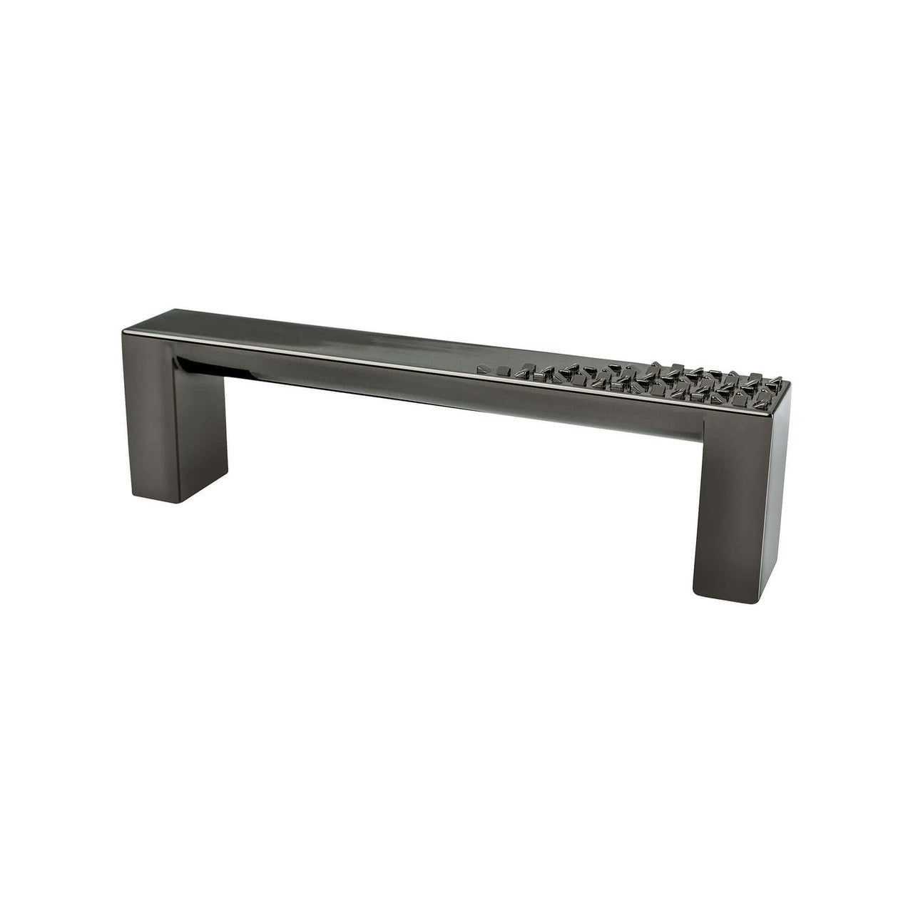 Berenson 8121-1098: 96mm cc Roque Cabinet Pull - Black Nickel