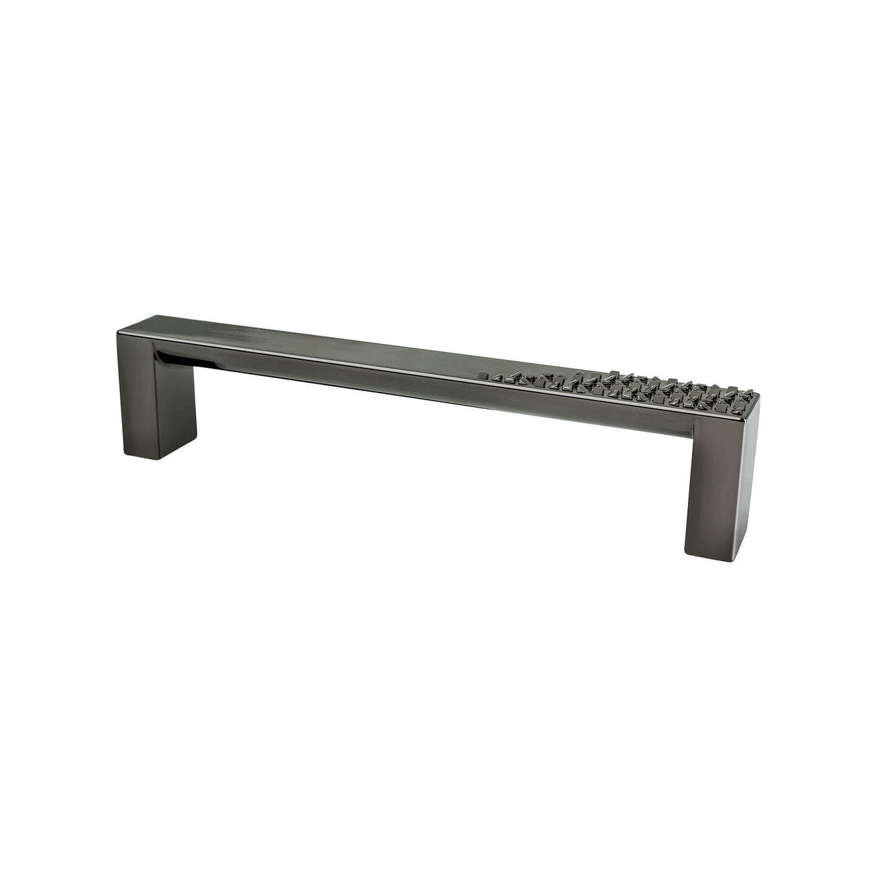 Berenson 8122-1098: 128mm cc Roque Cabinet Pull - Black Nickel