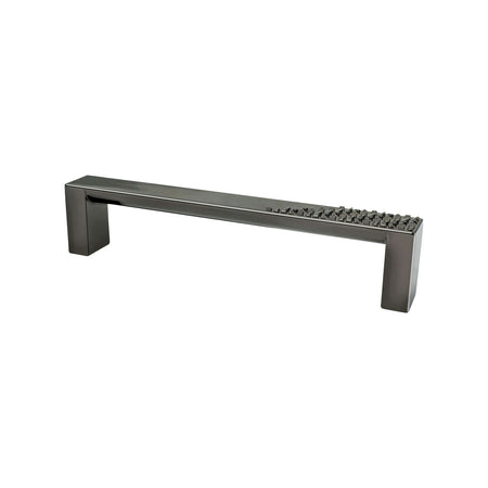 Berenson 8122-1098: 128mm cc Roque Cabinet Pull - Black Nickel