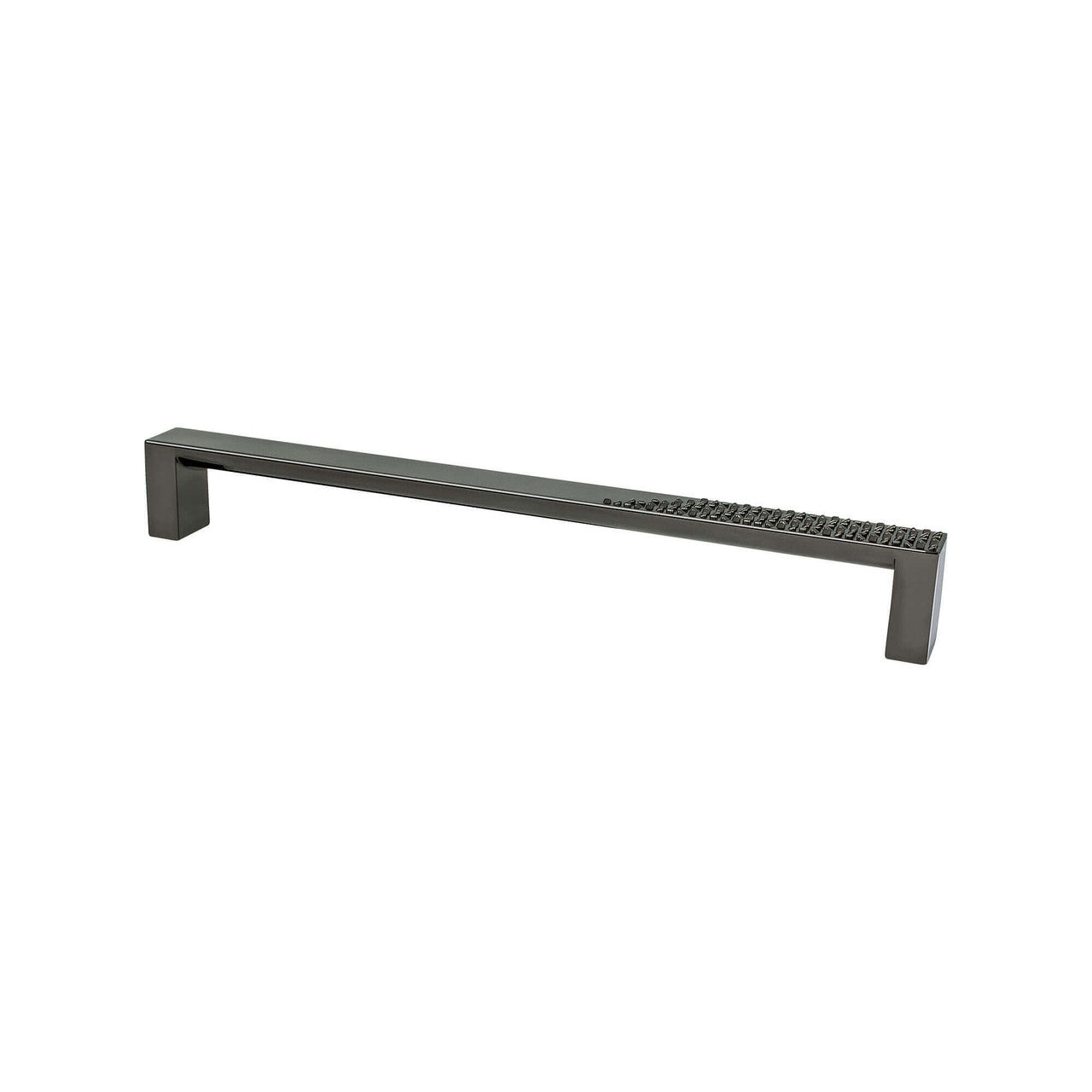 Berenson 8124-1098: 224mm cc Roque Cabinet Pull - Black Nickel