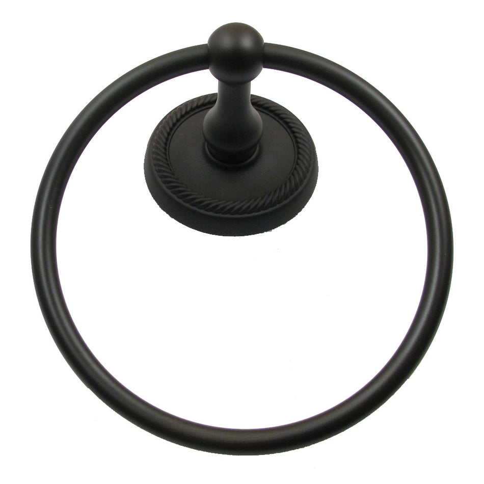 Rusticware 8186ORB: Riverside Towel Ring - Oil Rubbed Bronze