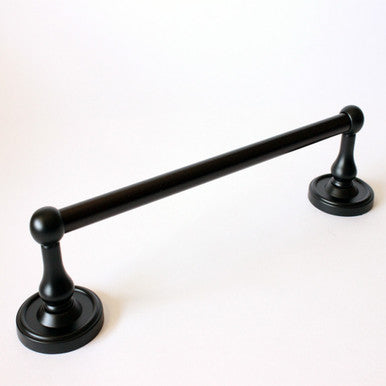 Rusticware 8218BLK: 18" cc Midtowne Towel Bar - Black