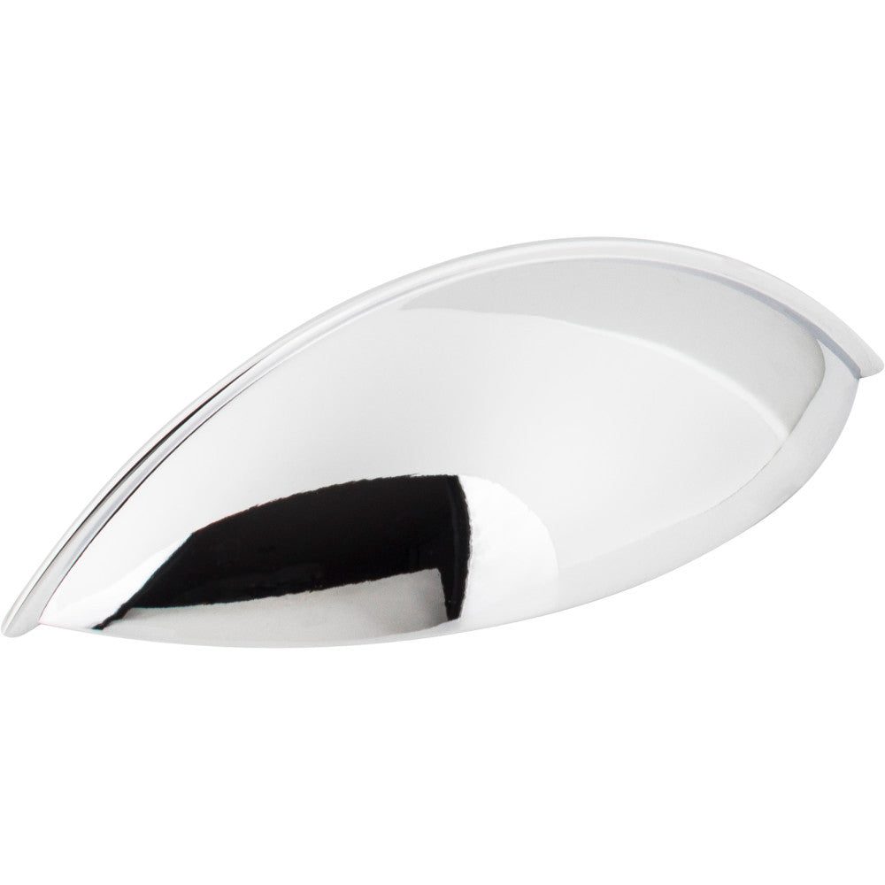 Jeffrey Alexander 8236-PC: 96mm cc Bordeaux Cup Cabinet Pull - Polished Chrome