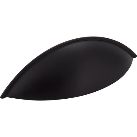 Jeffrey Alexander 8236BLK: 96mm cc Bordeaux Cup Cabinet Pull - Black