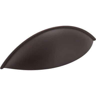 Jeffrey Alexander 8236ORB: 96mm cc Bordeaux Cup Cabinet Pull - Dark Bronze