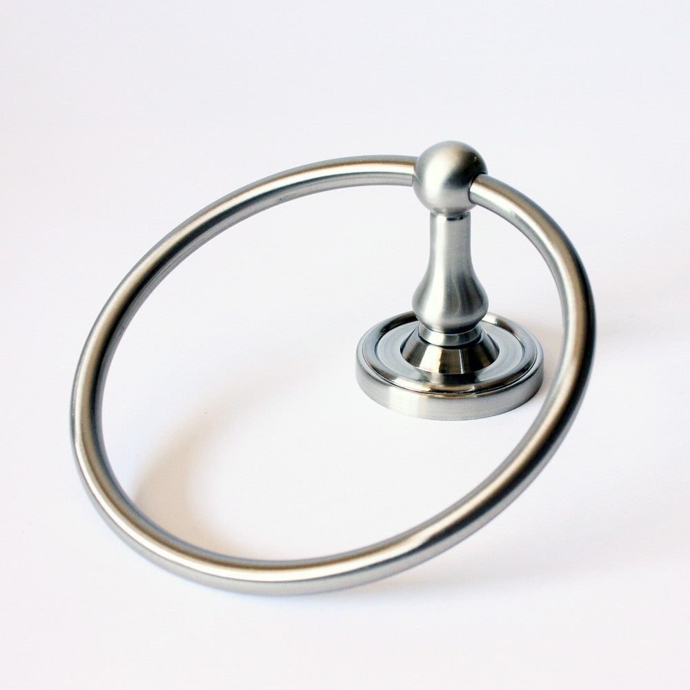 Rusticware 8286SN: Midtowne Towel Ring - Satin Nickel