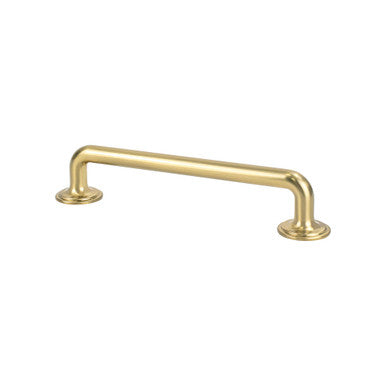 Berenson 8304-1MDB: 128mm cc Folklore Cabinet Pull - Modern Brushed Gold