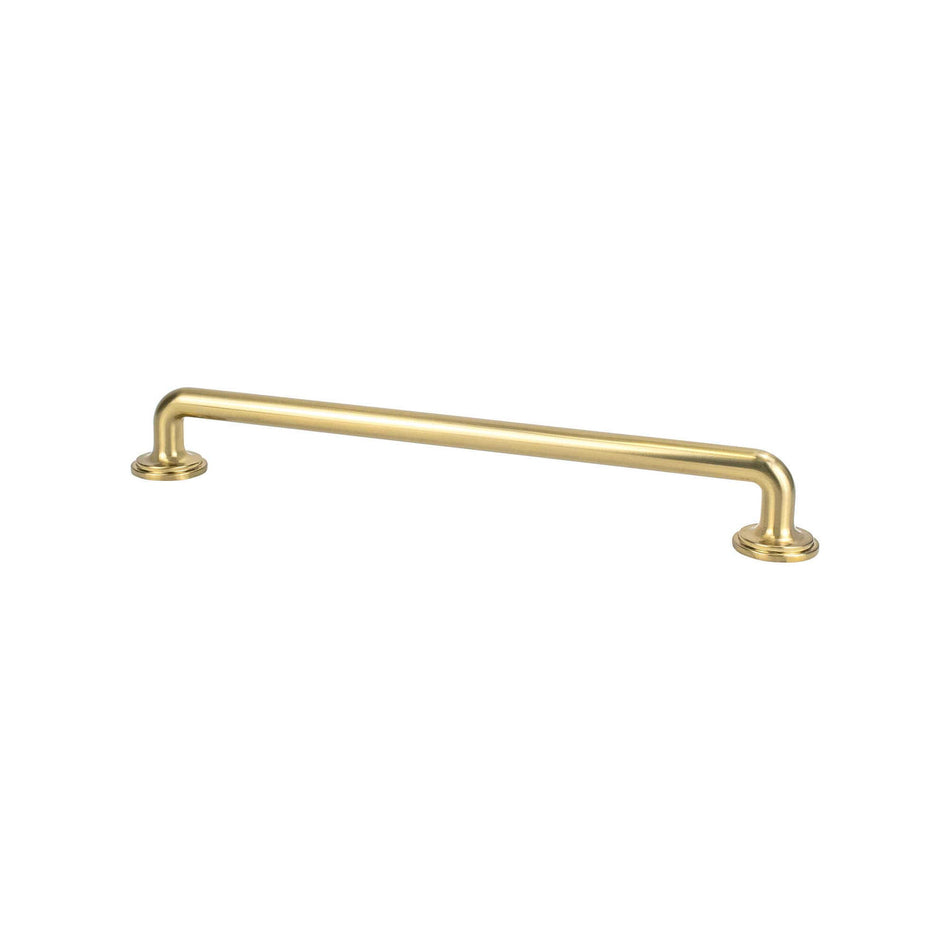 Berenson 8306-1MDB: 224mm cc Folklore Cabinet Pull - Modern Brushed Gold
