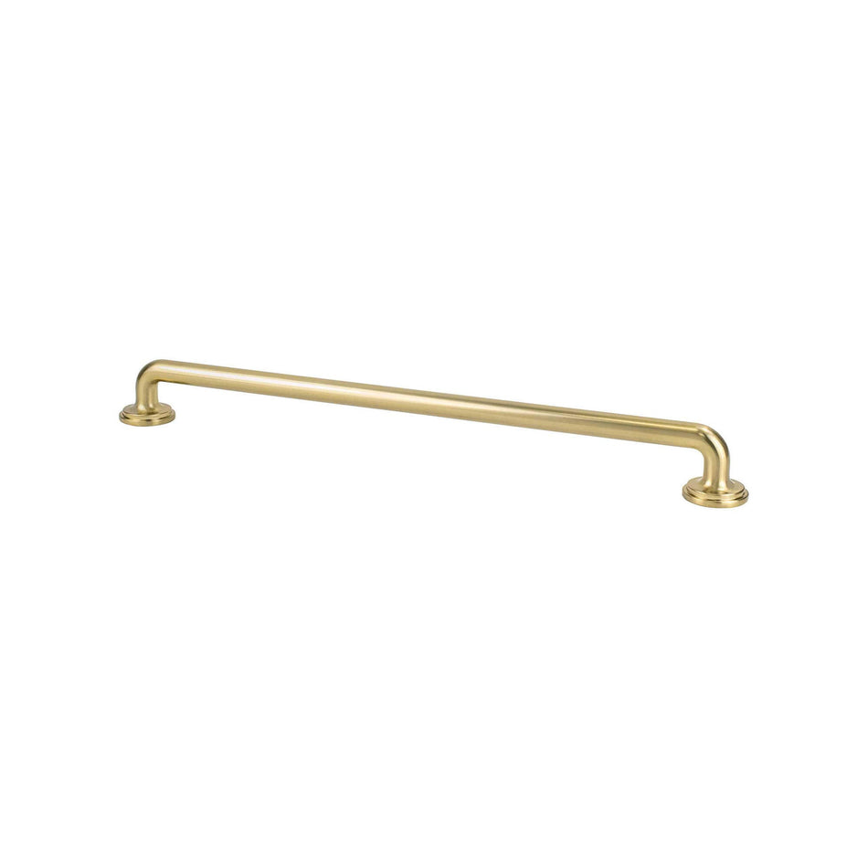 Berenson 8307-1MDB: 12" cc Folklore Appliance Pull - Modern Brushed Gold
