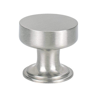 Berenson 8314-1BPN: 1-3/16" Folklore Cabinet Knob - Brushed Nickel