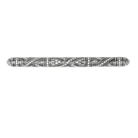 Edgar Bererbi 8331/16: 6" cc Fairfax Cabinet Pull - Burnished Silver/Swarovski Crystal