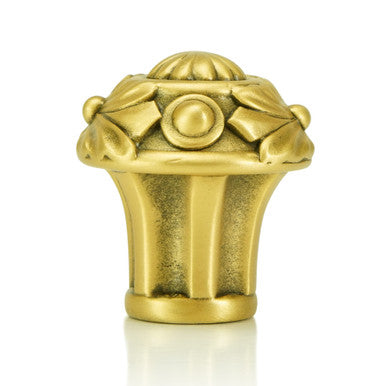 Edgar Bererbi 8345/1: 15/16" Nantucket Cabinet Knob - Museum Gold