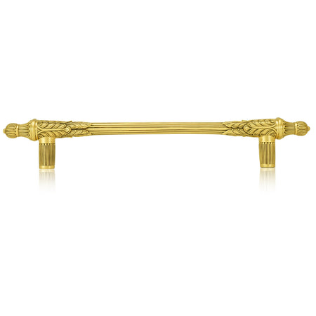 Edgar Bererbi 8350/1: 8" cc Hampton Cabinet Pull - Museum Gold